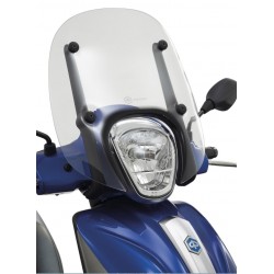 Piaggio Παρμπρίζ Κοντό Διάφανο για Medley ΖΕΛΑΤΙΝΕΣ & ΚΙΤ ΤΟΠΟΘΕΤΗΣΗΣ