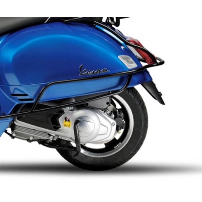 Vespa Προφυλακτήρας Πίσω (ΑΡ+ΔΕ) GTS MY19 Μαύρο  Προφυλακτήρες / Ταπέτα