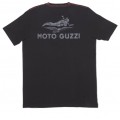Moto Guzzi T-Shirt Ανδρικό "Classic" Μαύρο ΕΝΔΥΣΗ
