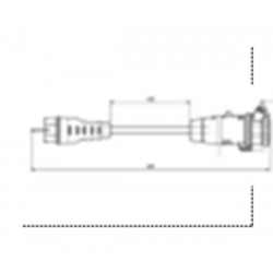 Vespa Αντάπτορας Μπρίζας Από  Scamer - Schuko Vespa Αντάπτορας Μπρίζας Από  Scamer - Schuko