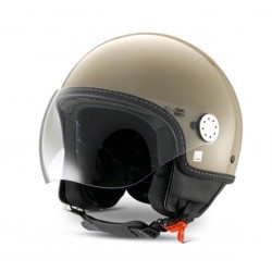 VESPA VISOR 4.0 DEMI-JET HELMET - GLOSSY BEIGE VESPA VISOR 4.0 DEMI-JET HELMET - GLOSSY BEIGE