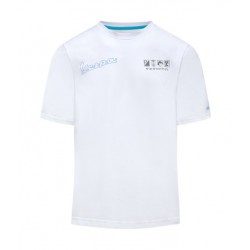 VESPA ΜΠΛΟΥΖΑ T-SHIRT DEC HOLY WHITE Μπλούζες / Γιλέκα / Ζακέτες