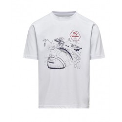 VESPA ΜΠΛΟΥΖΑ T-SHIRT 80TH ΣΧΕΔΙΟ ΛΕΥ Μπλούζες / Γιλέκα / Ζακέτες