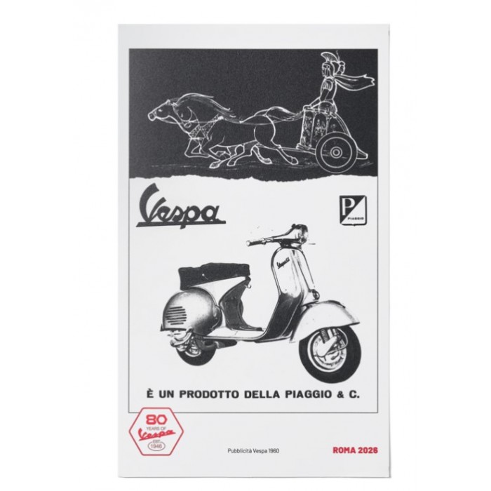 VESPA ΑΦΙΣΑ 80TH ROME VESPA ΓΙΑ ΤΟΝ ΑΝΑΒΑΤΗ