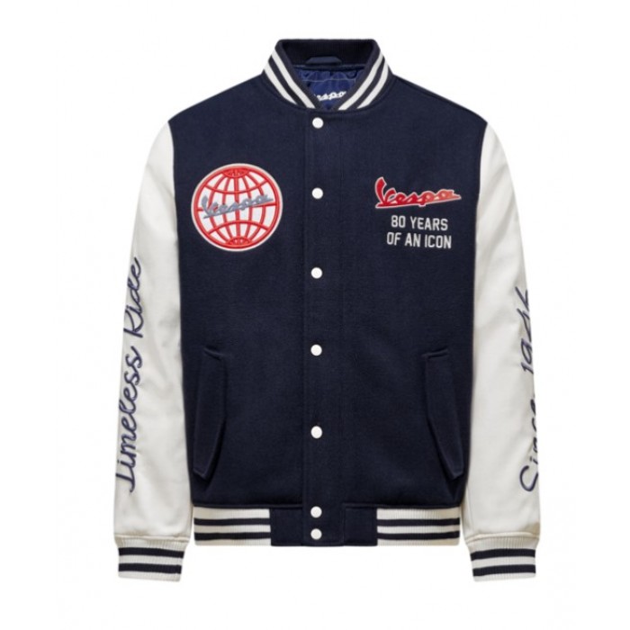VESPA ΤΖΑΚΕΤ 80TH VARSITY  Μπλούζες / Γιλέκα / Ζακέτες