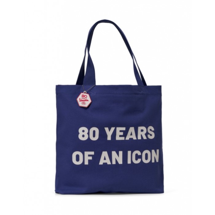 VESPA ΤΣΑΝΤΑ 80TH TOTE ΜΠΛΕ Τσάντες Ώμου