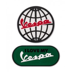 VESPA ΡΑΦΤΟ ΣΗΜΑ 80TH  ΣΕΤ GLOBO VESPA ΓΙΑ ΤΟΝ ΑΝΑΒΑΤΗ