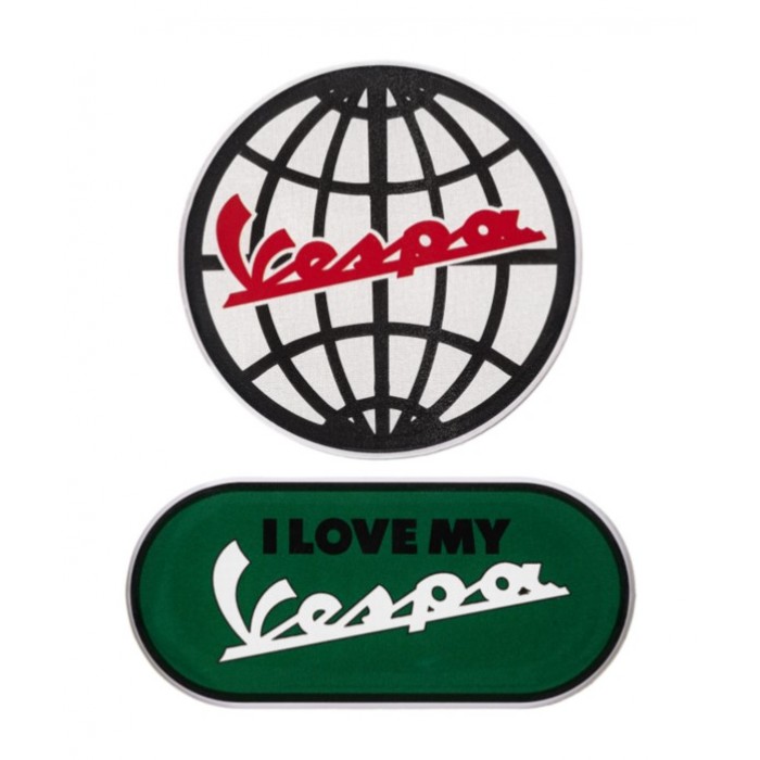 VESPA ΡΑΦΤΟ ΣΗΜΑ 80TH  ΣΕΤ GLOBO VESPA ΓΙΑ ΤΟΝ ΑΝΑΒΑΤΗ
